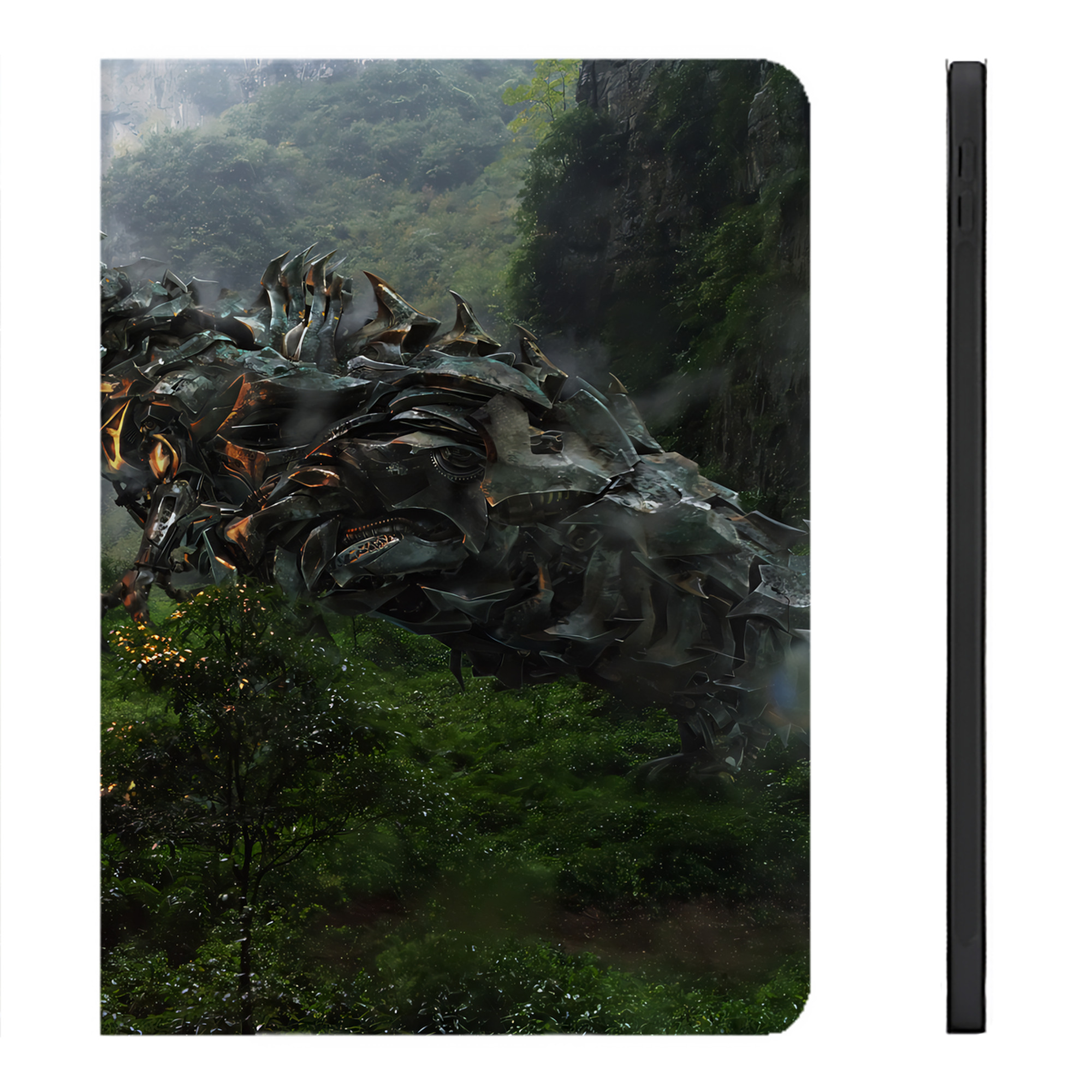 （画像用） Transformers トランスフォーマー IPadケース ペンホルダー付き ブックスタイルデザイン